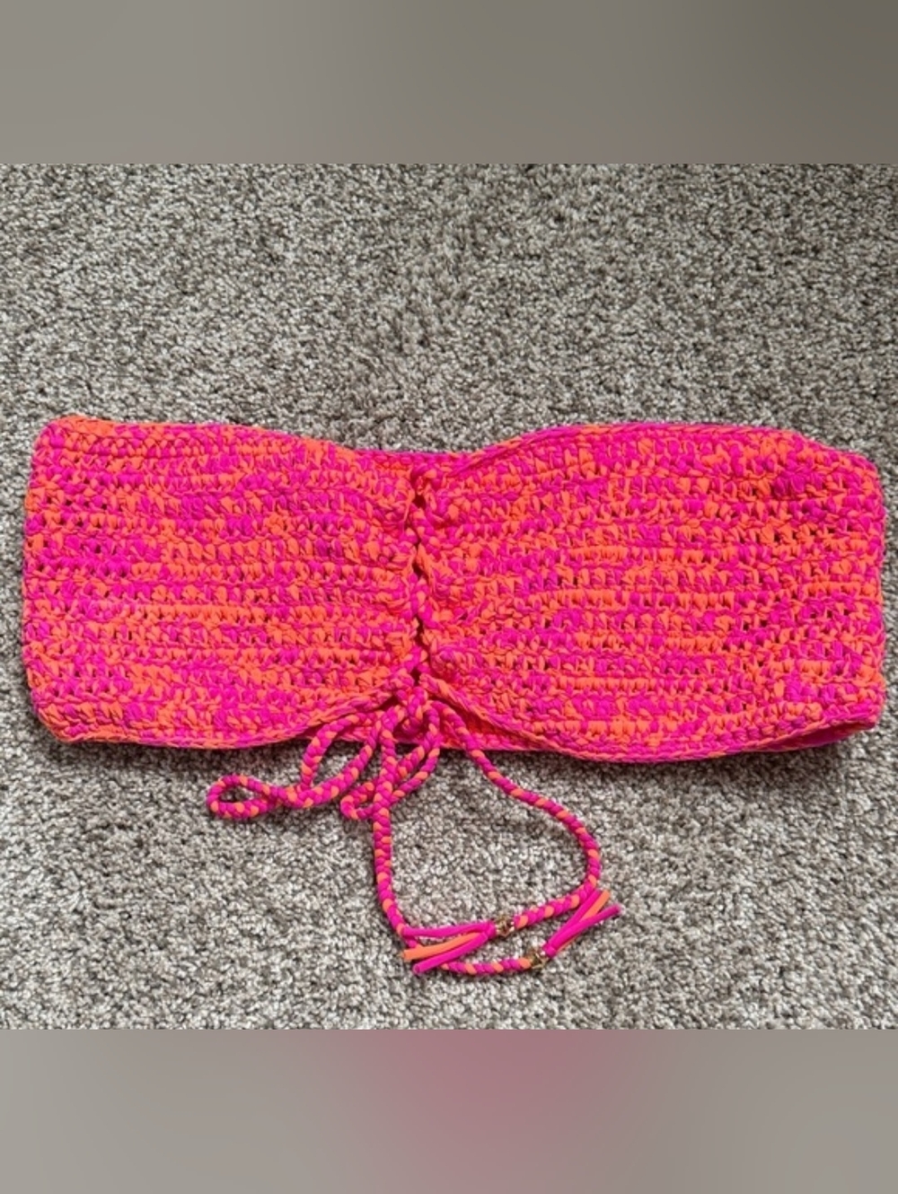 JMP The Label Pink Mirage Bathing Suit Top